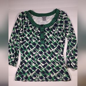 Womens Ann Taylor long sleeve blouse